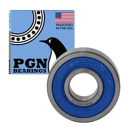 PGN 6000-2RS (30 Pack) Ball Bearing 10x26x8mm Chrome Steel Sealed - size: 30