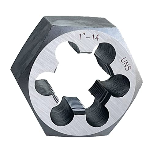 1"-14 Hex Die Rethreading Die Thread Die Carton Steel Right Hand - size: 1"-14