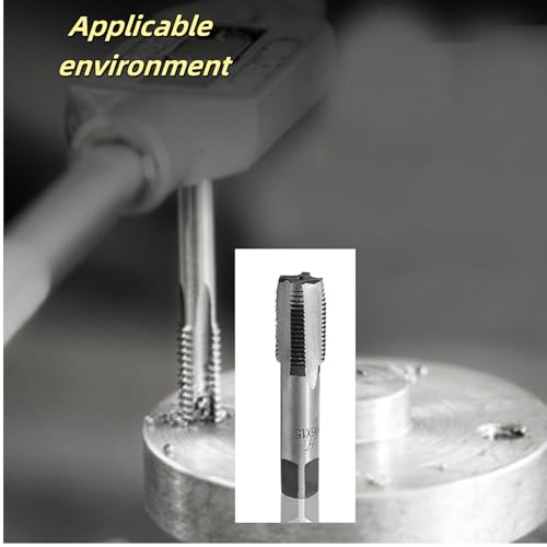 M16 x 1.5 Tap and Die Set, Metric Tap and Round Die Right Hand Fits for Screw Bolt Thread Repair and Tapping DIY Tool - size: M16-1.5mm