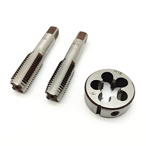 AtticZone M16 x 2.0 Metric Hand Thread Tap and Die Set, Right Hand - size: M16x2.0