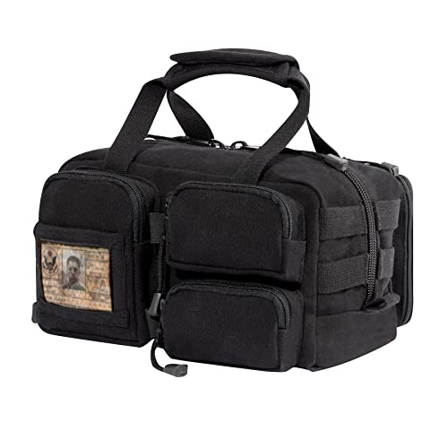 Rothco Canvas Tactical Tool Bag, Black - MOLLE Mechanics Carry Bag