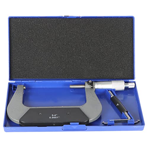 WFLNHB 3-4" Accuracy Outside Micrometer 0.0001" Carbide Tipped for Accuracy Measurement Work