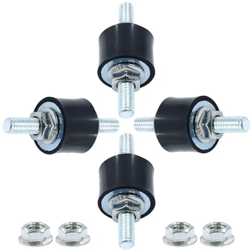 Waziaqoc 4PCS M6 Rubber Mounts Shock Absorber - size: M6