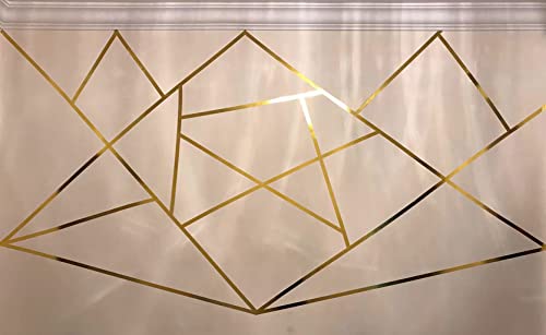 Gold Metalized Polyester Mylar Film Tape,3/4 inch x 55 yds. - color: Gold