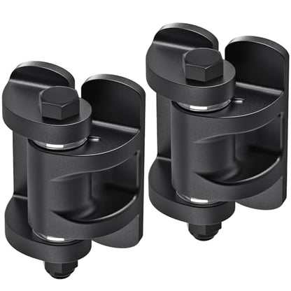Insaga Weld on Hinges 1000lb Capacity Dual-Sided Heavy Duty Gate Hinges - 6mm Carbon Steel Weldable Hinges for Square Post to Tubular Gate, Ideal for Heavy Gates or Trailer Ramps (3.6x2.3'', 2Pack) - color: Weld hinge-180° Open