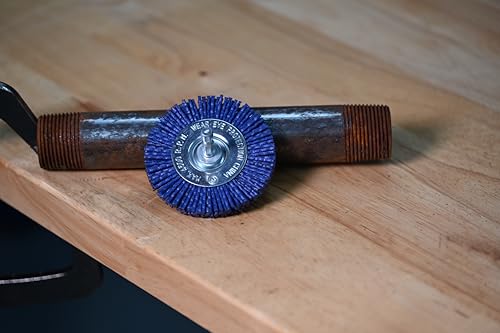 Century Drill & Tool 77433 Nylon Abrasive Radial Brush, 3", Fine - size: 3" Fine
