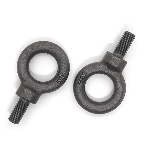 Lifting Shoulder Eye Bolt 1/2"-13 X 1-1/2", 2 Pcs, Industrial Grade Heavy Duty Forged Steel for Truck Tractor Bucket Use As Towing&Pulling Point - size: 1/2”-13*1-1/2
