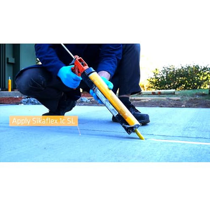 Sikaflex 1c SL Self Leveling Sealant 10 oz Limestone, Pack of 576 (24 Case) - style: Pack of 576