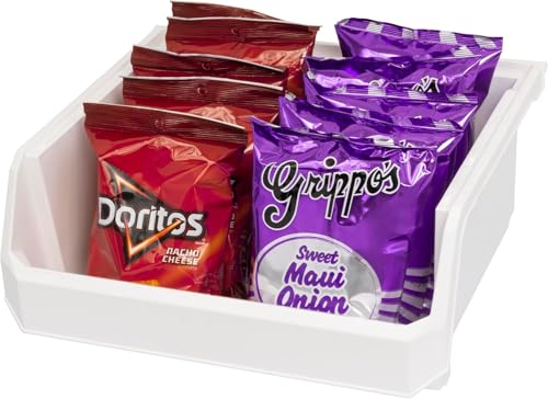 ReadySpace Extra Large Stackable Plastic Storage Bins, 4-Pack, White - color: White, size: Extra Large, 4-Pack
