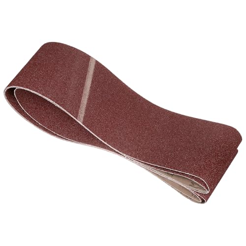 2 Pcs Sanding Belts 6 x 108 Inch 36 Grit Aluminum Oxide - size: 6 x 108 Inch(36 Grits)
