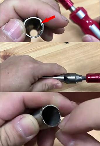 ORXPLUS Tools 5-Flute Internal Deburring Chamfer Tool 1/8"-3/4"(3-19mm) - size: 1/8"-3/4"