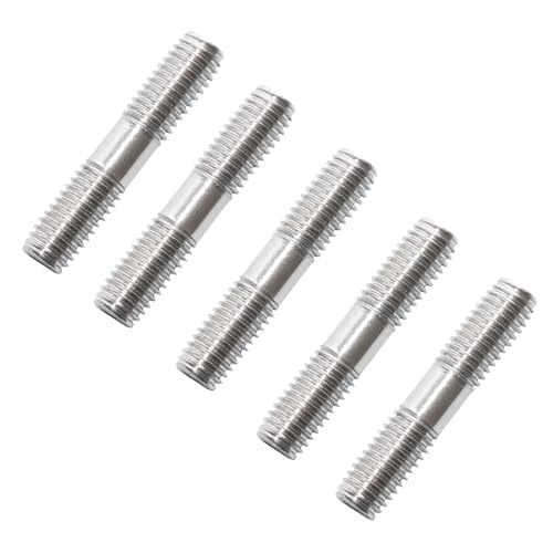 5Pcs Double Ended Stud Screws, Stainless Steel Threaded Studs for Strong Connections(M8x40mm) - size: M8x40mm