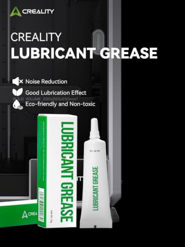 Creality 3D Printer Lubricant Grease, Non-Toxic, Odorless, Noise Reducing & Anti-Wear, High Viscosity Lubricating Paste for Linear Rods, Lead Screws, 3D Printers Parts, Gear Grease (1 Pack) - style: Lubricant Grease