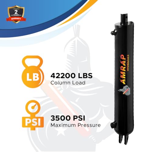 4.5x30 Hydraulic Cylinder - 4.5" Bore 30" Stroke Log Splitter Hydraulic Cylinder 3500 PSI - size: 4.5x30