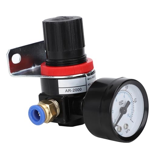 Eujgoov BFC Series Air Pressure Regulator, Plastic Steel Pressure