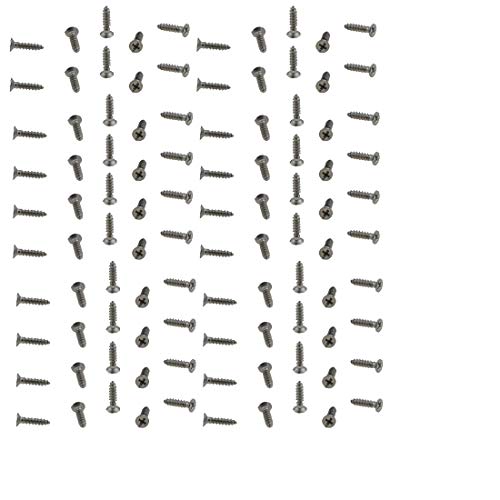 XunLiu M1.4X6mm 304 Stainless Steel Self-Tapping Screws 100 Pack - size: M1.4X6mm