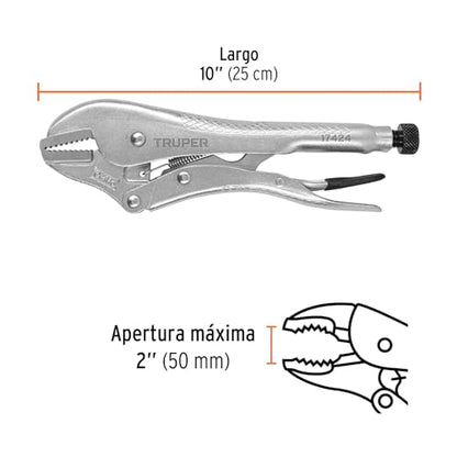 Straight Jaw Locking Pliers 10"