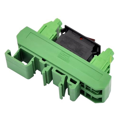 Rocker Switch Thermal Circuit Breaker Overload Protector Module DIN Rail Mount