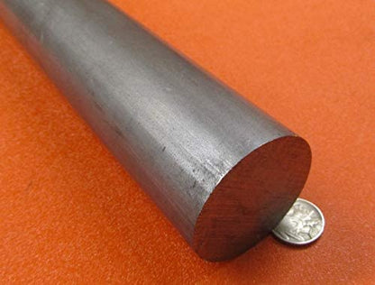 1215 Carbon Steel Round Rod 2.00" Diameter x 3 Foot Length 1 Piece