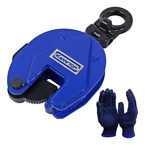 1Ton/2200LB Vertical Lifting Plate Clamp, Jaw Opening 0.8IN - style: 1 Ton
