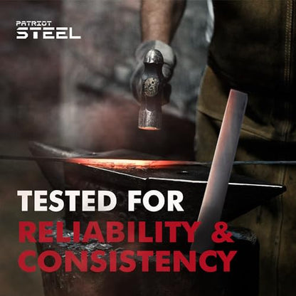 5160 High Carbon Knife Making & Forging Steel - Hot Rolled Steel for Knife Making Supplies - USA-Milled Excellence for Pros & Hobbyists - 1.25" wide, 0.25" thick, 12" long (4 PACK) - size: 1.25 x.25 x 12" (4 Pack)