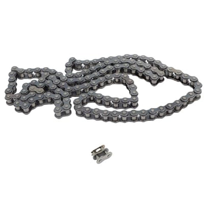 80 Roller Chain Heavy Duty 10FT Chain Comes with Connector 1 Additional Connector Carbon Steel