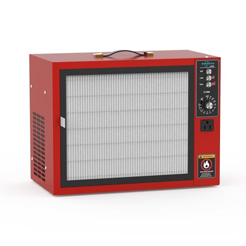 Portable Intake Air Filtration System - Tabletop Dust Collectors (850-1050CFM) for Woodworking, Movable Air Filter with Strong Vortex Fan, Works Shop Benchtop Dust Collection Systems FJ225-2 - size: 850-1050CFM