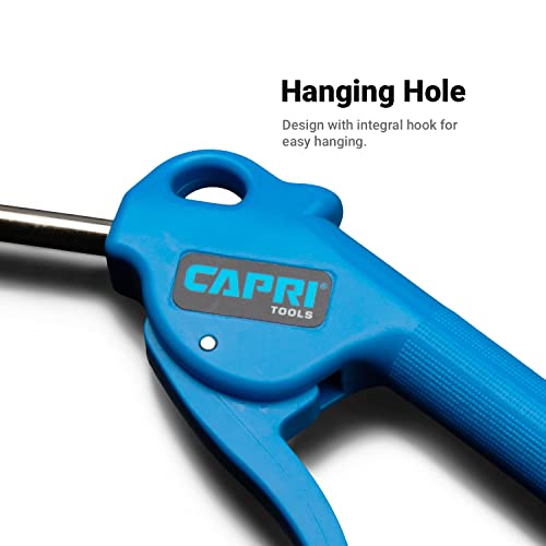 Capri Tools 21072 5-in Air Blow Gun with Rubber Tip, Blue - size: 5"