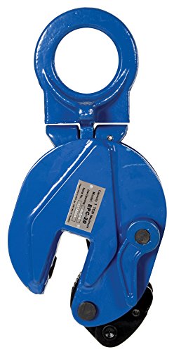 Vestil EPC-20 Steel Vertical Plate Clamp 2,000 Lb. Capacity Blue