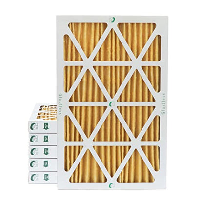 Glasfloss ZL 12x20x2 MERV 11 AC Furnace Pleated Air Filters. Box of 6 - size: 12x20x2 | 2" Filters | 6 Pack
