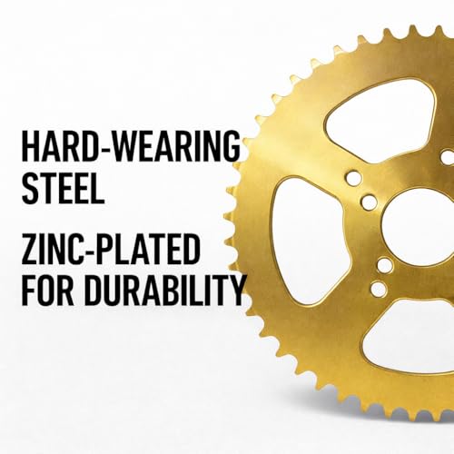 JMCHstore 50T Rear 420 Chain Sprocket for Coleman B200R B200RSV Upgrades - size: 50T