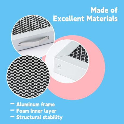2 Packs 5881 MERV 8 Dehumidifier Filter Compatible with Whole-House Dehumidifiers E100 E080 8192A Models and Dehumidifying Ventilator 8192A, Washable Replacement Parts 13.58x12x0.79in