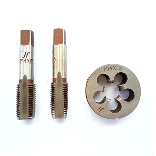 AtticZone M14 x 1.5 Metric Hand Thread Tap and Die Set, Right Hand - size: M14x1.5