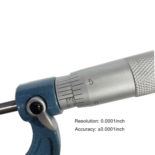 Outside Micrometer Set, MFQNENLK 0-3" Precision Machinist Tools 0.0001in Accuracy, Micrometer Measuring Tool Set, Alloy Precision Micrometer with Fitted Case (3Pcs Set) - size: 3Pcs Set