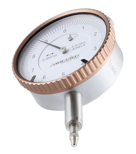 Accusize Industrial Tools AGD2 Style 0-0.05'' x .0001'' Dial Indicators with Lug Back, 10 Ps Set, P900-S097x10 - size: 0-0.05'' by 0.0001'' | 10 Pack