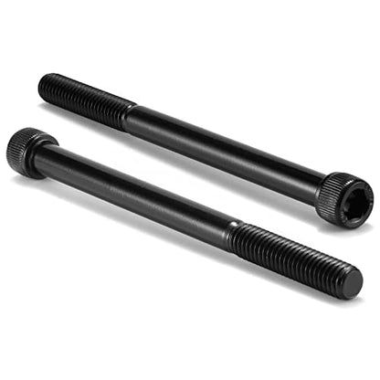 1/4-20 x 5 Socket Head Cap Screws Bolts, 20Pcs 304 Stainless Steel 18-8, Allen Socket Hex Drive, Partially Threaded, Black Oxide by SG TZH(with Hex Spanner) - size: 1/4-20 x 5"