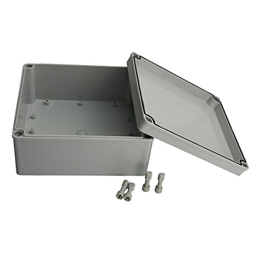 Ogrmar Plastic Dustproof IP65 Junction Box DIY Case Enclosure 7.9x7.9x3.7 - size: 7.9" x 7.9" x 3.7"