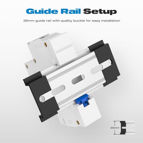 AC Miniature Circuit Breaker 16 Amp 1 Pole 120/240V Solar AC Disconnect Switch Thermal Magnetic Trip Din Rail Mount - style: 16A