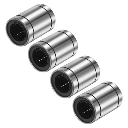 PATIKIL LM25UU Linear Ball Bearings 25mm Bore Dia 40mm OD 59mm Length, 4 Pcs Linear Motion Bushing Double Side Rubber Sealed Rod Liner Shaft Parts for CNC Machine Engraving 3D Printer - size: 25x40x59mm