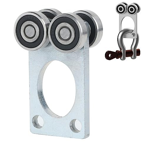 Wheel Trolley Assembly Rollers.Bearing Trolley Assembly.The top of the Trolley has Room for Set Screws, Allowing the use of a 1-5/8" high Strut Channel - style: A-4Wheel Trolley 1pcs
