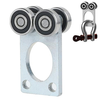 Wheel Trolley Assembly Rollers.Bearing Trolley Assembly.The top of the Trolley has Room for Set Screws, Allowing the use of a 1-5/8" high Strut Channel - style: A-4Wheel Trolley 1pcs