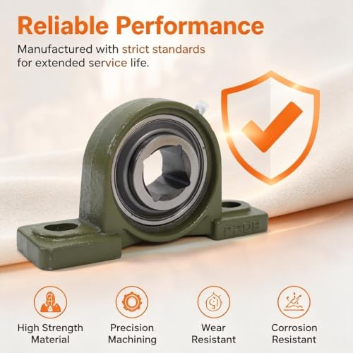 1-1/8" Disc Pillow Block Bearing Replacement for Tufline TPBT60