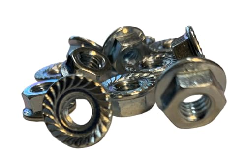 12-Pack Serrated Carburetor Flange Nuts fits Honda 94050-06000-0040