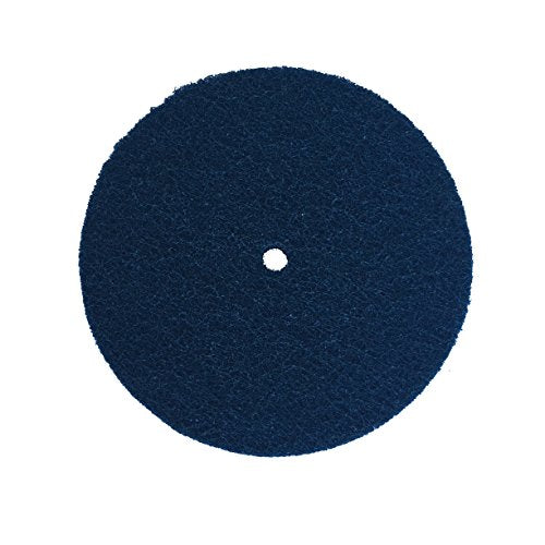Renegade Products 9" Diameter Surface Prep Buff and Blend Disc (2-Ply) Medium Blue 150-180 Grit Finish for Sanding & Polishing Aluminum & Stainless Steel