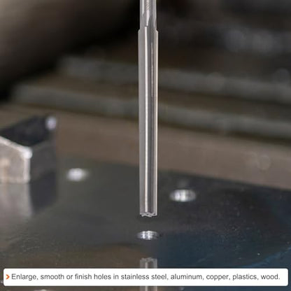 HARFINGTON Tapered Hand Reamers 1:50 4mm Small Dia 5mm Big Dia Flute - size: 4mm - 5mm