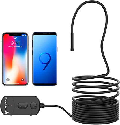BlueFire 4.9FT 1080P Wireless Endoscope Camera, 2MP WiFi Borescope - size: 4.9FT