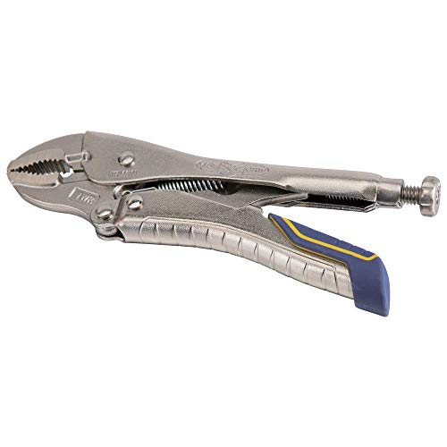 IRWIN VISE-GRIP Locking Pliers, Fast Release, Curved Jaw with Wire Cutter, 7-Inch (IRHT82580)