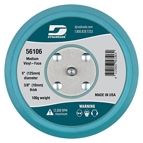 Dynabrade 56106: 5" (127 Mm) Dia. Non-Vacuum Disc Pad, Vinyl-Face