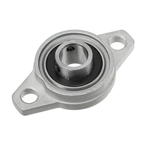 uxcell 2pcs KFL001 12mm Zinc Alloy Self Aligning Pillow Block Flange Bearing - size: 12 mm