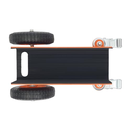 Panel Dolly Heavy, 600 Lbs Capacity Duty Door Cart with 8" Solid Wheels for Drywall Sheet Material Handling All Terrain